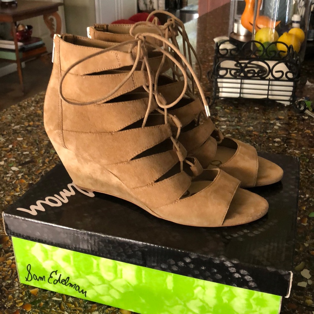 Sam Edelman Gladiator Wedge Sandals